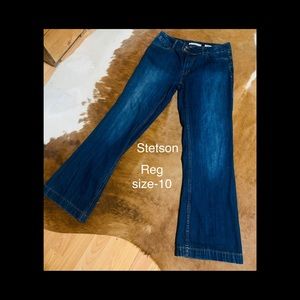 Stetson bell bottom jeans.